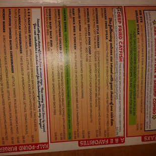 Menu page 2