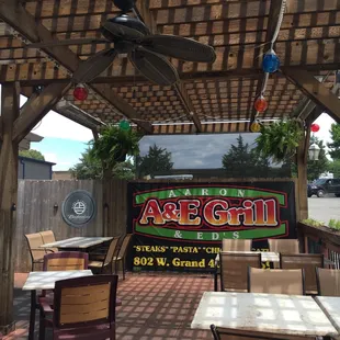 Outdoor seating