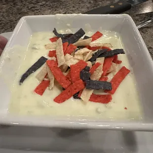 One of their daily soup (creamy)