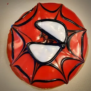 a spider - man cake