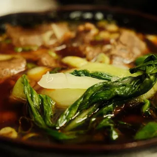 spicy beef noodle soup