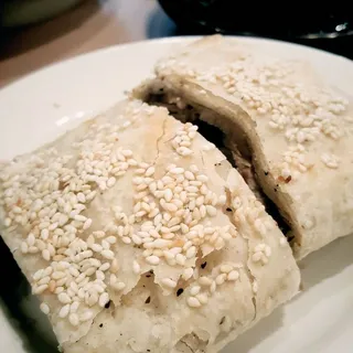 Red Bean Paste Pastry (w/pine Nuts) (2)