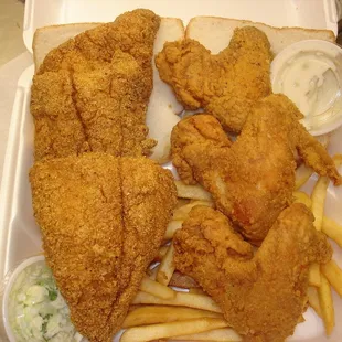 fish &amp; chicken combo