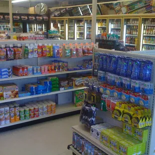a view of a grocery store
