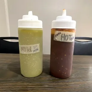 Two Available Sauces