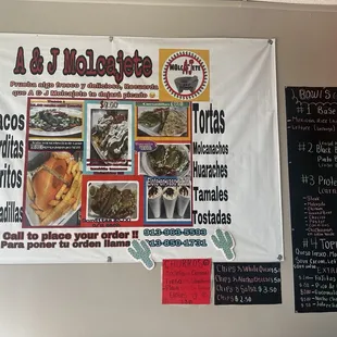 The owner said is wife is constantly coming up with new food options, so they just keep adding menus to the walls.