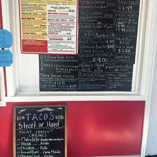 Menu boards