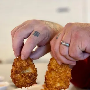 The coconut shrimp were the biggest I&apos;ve ever had. Amazing