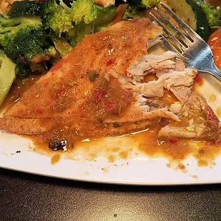 a plate of food