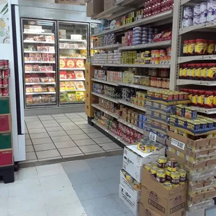 a grocery store aisle