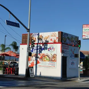 Corner outside
