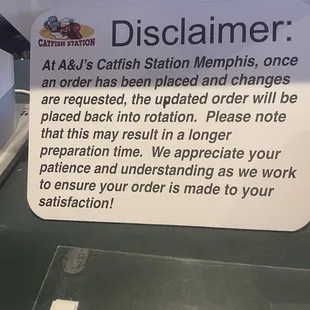 It's a shame they even have to say this.... Dang