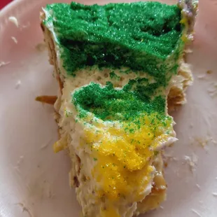 King Cake Slice