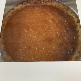 Sweet potato pie small $10. }:{