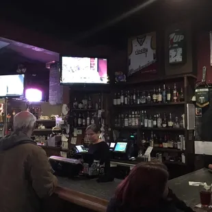 Whatever you do- you don't want this lady serving you. Bad service without a smile