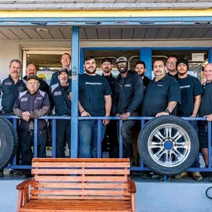 A &amp; L Tire Co staff photo.