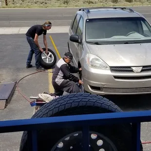 We offer tire services including repair, balancing, rotations and TPMS.