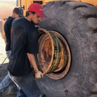 We do on-site tire repair and replacement for all loader, commercial, and industrial vehicles, as well as farm equipment.