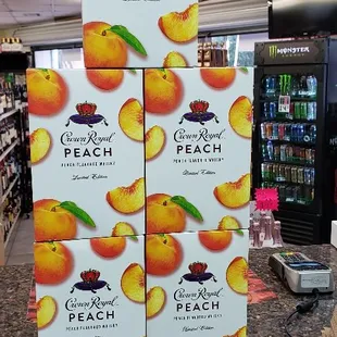 New Crown royal peach