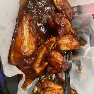 BBQ chicken wings