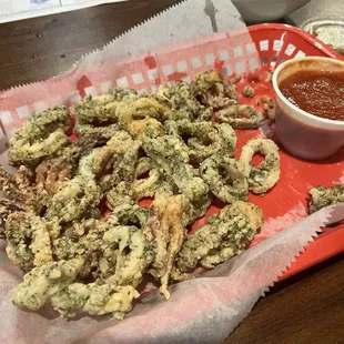 Another shot of the calamari.