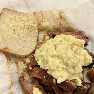 Rib Tip Sandwich Combo w/Rg. Potato Salad Sides