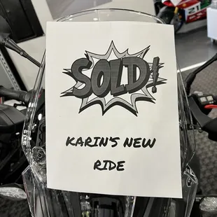 New bike