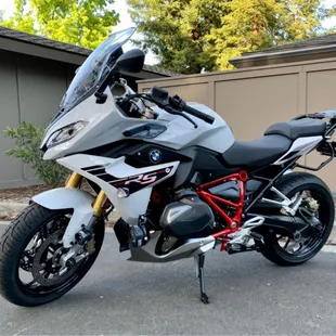 My 2022 BMW R1250RS, days after taking delivery at A&amp;S