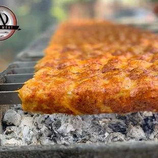 Cooked chicken Kebob