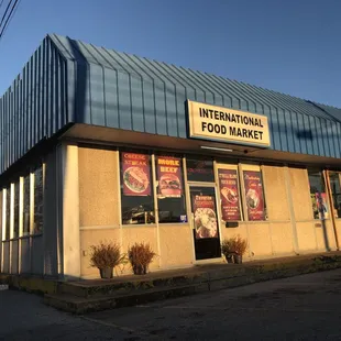 the outside of the building