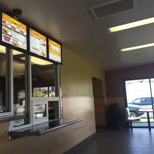 a view of the inside of a restaurant