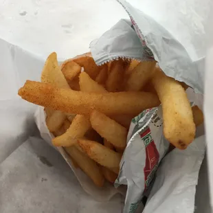 Small fries to go