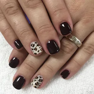 Gel mani on natural nails