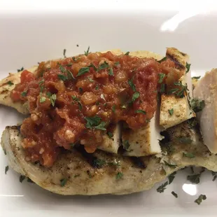 Chicken Breast with Stewed Tomato
