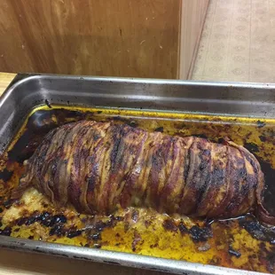 Bacon Wrapped Meatloaf