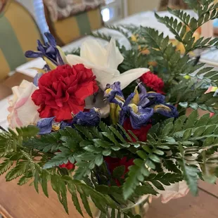 Lots of greens, not much else