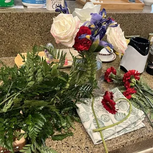 Limp, dying and too many greens