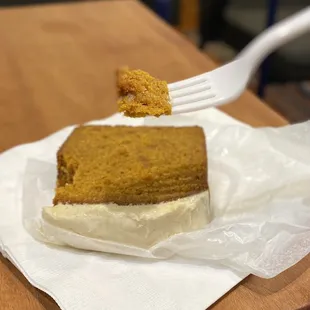 Pumpkin Ginger Bread Slice $4