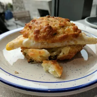 Sausage & Cheddar Biscuit Sammie