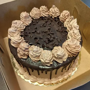 Chocolate buttercream cake