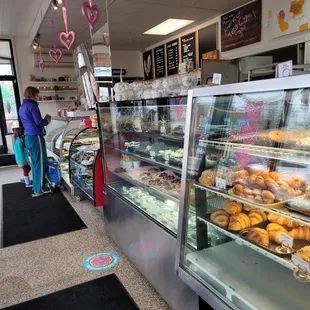 a bakery filled with pastries
