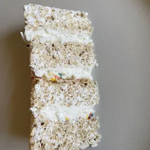 Rice crispy cake slice