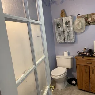The bathroom