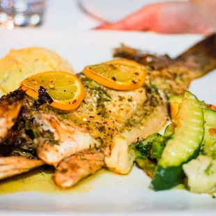 a plate of food