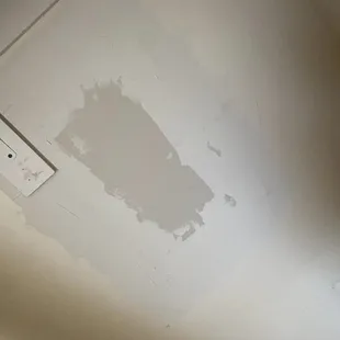 a damaged ceiling