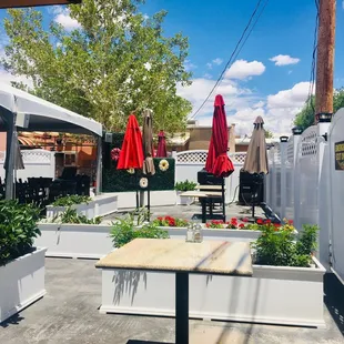 Beautiful outdoor Seating.