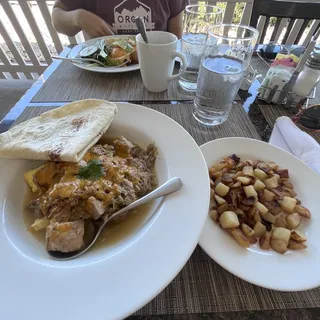 Green Chile Pork with Eggs