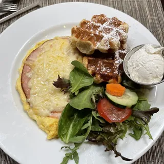 Waffle & Omelet