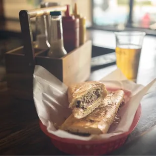 The Cuban and a beer.
