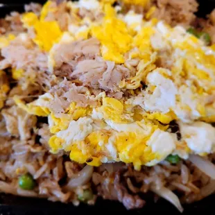 Crab fried rice with beef